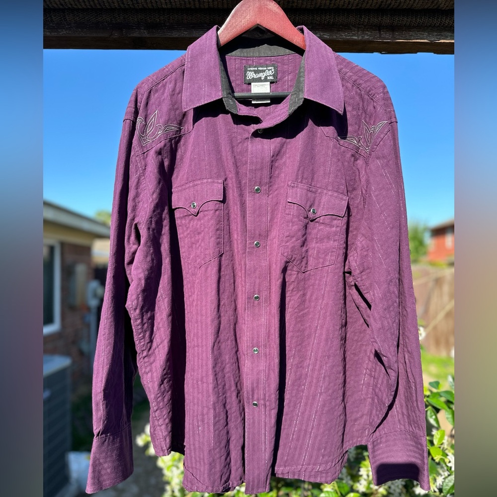 Wrangler pearl snap